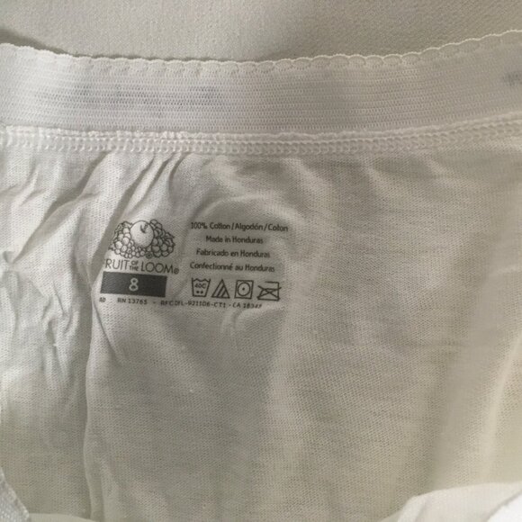 Vintage Fruit Of The Loom Panties Underwear Size 8 Pair Of 2 Cotton Granny Style - Picture 4 of 5